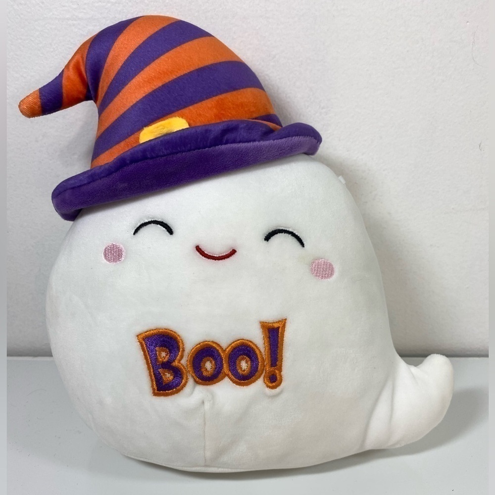 Squishmallow Kellytoy “Felize” Halloween‎ Ghost 10” 2021